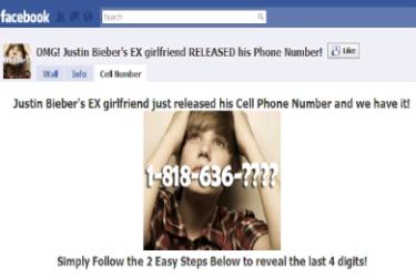 Justin Bieberphone Number on Justin Bieber Cell Phone Number Scam Warning Main Jpg E